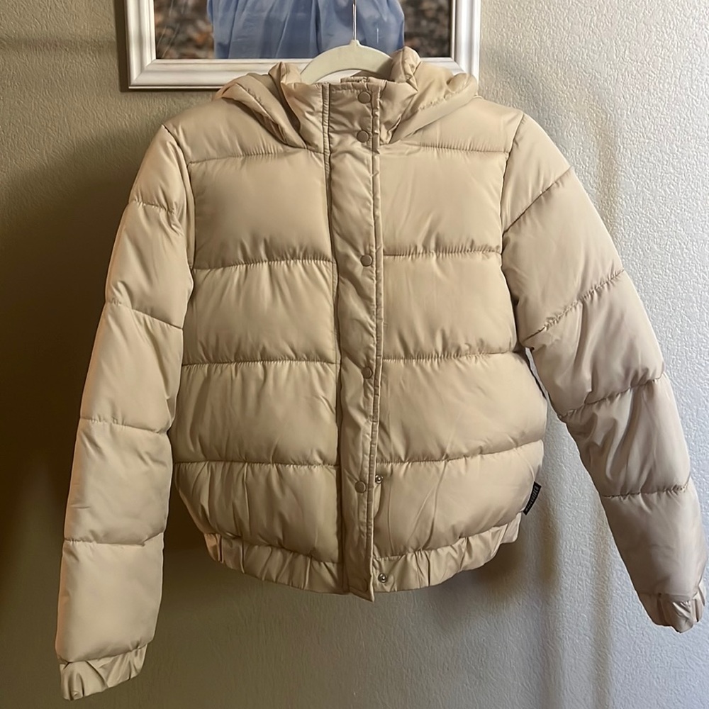 Missguided Cropped Puffer Jacket